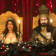 Parisa Fakhri and Kayvan Novak in What We Do In The Shadows